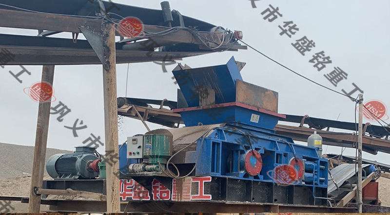 石頭制砂機安裝現場